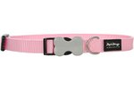 Red Dingo Dog Collar Plain Pink Large 25mm x 41-63cm-dog-The Pet Centre