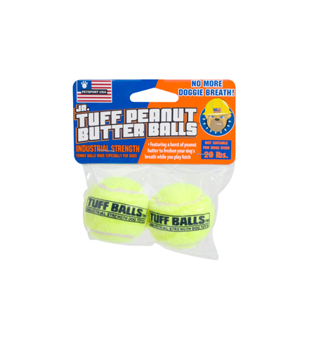 Petsport Tuff Peanut Butter Balls Junior 2 Pack