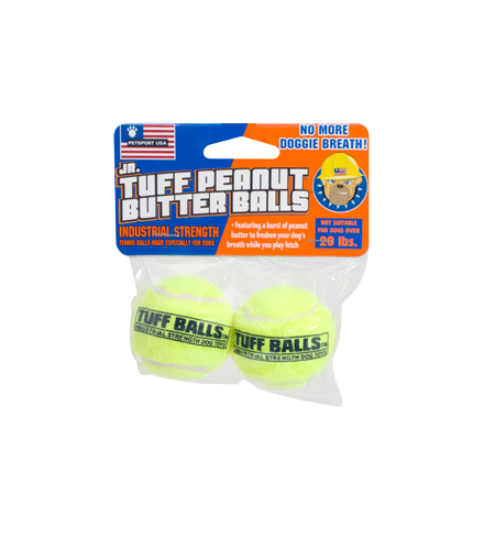 Petsport Tuff Peanut Butter Balls Junior 2 Pack