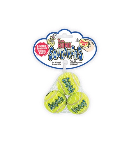 Kong Air Squeaker Ball Extra Small 3pk