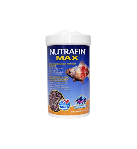 Nutrafin Max Goldfish Colour Enhancing & Wheatgerm Pellets 195g