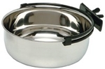 Stainless Steel Securapet Bowl 9cm 300ml-bird-The Pet Centre