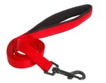 Yours Droolly Lead Foam Short Red-dog-The Pet Centre
