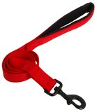 Yours Droolly Lead Foam Long Red-dog-The Pet Centre