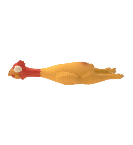 Brooklands Latex Funny Chicken 14cm