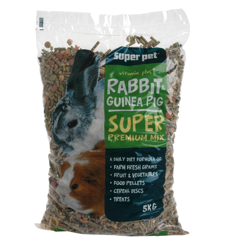 Super Pet Premium Rabbit & Guinea Pig Mix 5kg
