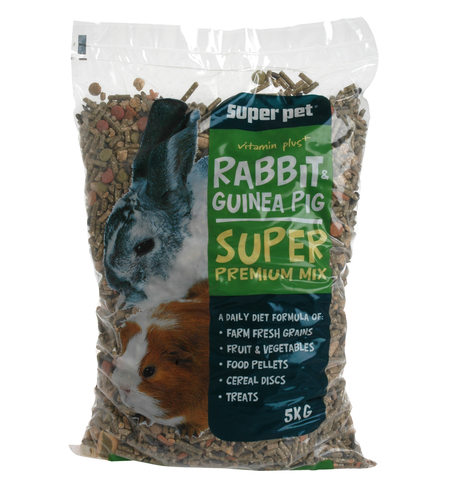 Super Pet Premium Rabbit & Guinea Pig Mix 5kg