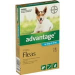 Advantage Flea Treatment for Dogs 4-10kg 4 pack-flea-and-worm-The Pet Centre