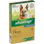 Advantage Flea Treatment for Dogs over 25kg 4 pack-flea-and-worm-The Pet Centre