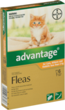 Advantage Small Cat & Kitten <4kg 6 pack-cat-The Pet Centre