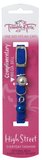 Trouble & Trix Cat Collar High Street Stretch Blue-cat-The Pet Centre