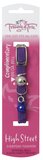 Trouble & Trix Cat Collar High Street Stretch Purple-cat-The Pet Centre