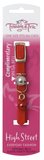 Trouble & Trix Cat Collar High Street Stretch Red-cat-The Pet Centre