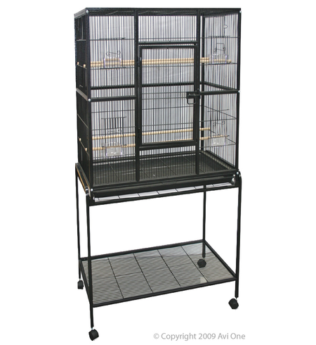 Avi One Square Bird Cage with Stand