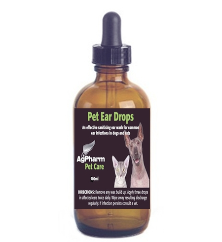 AgPharm Pet Eardrops 100ml