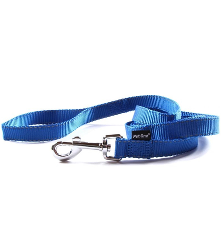 Pet One Leash Reflective 20mm - 150cm Blue