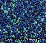 Aqua One Gravel - Mixed Blue 1kg-gravel-The Pet Centre