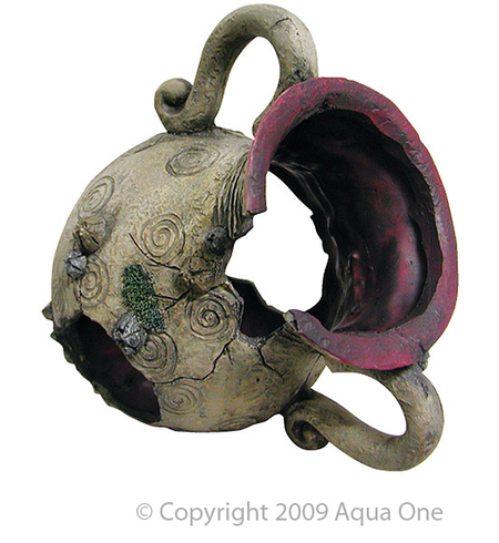 Aqua One Ruined Jar Ornament