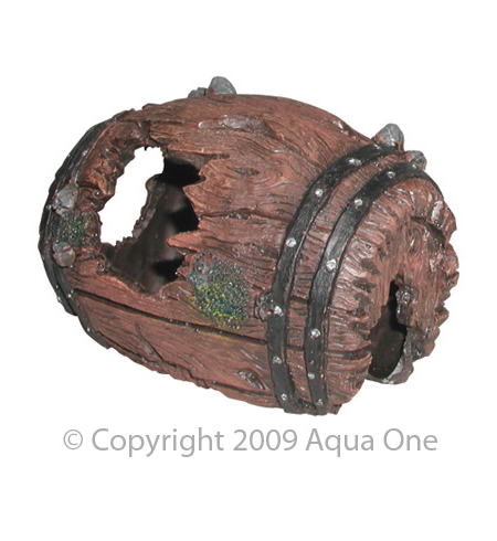 Aqua One Barrel Ornament