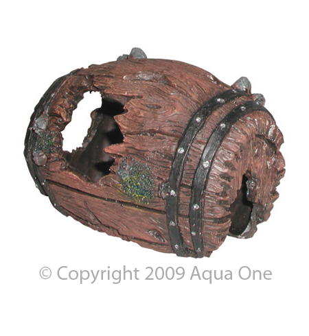 Aqua One Barrel Ornament