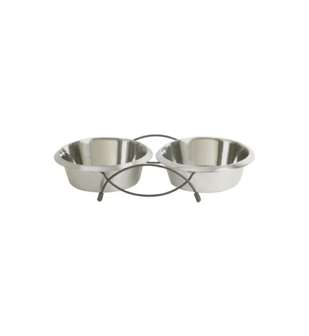 Stainless Steel Durapet Prima Bolz Double Diner Small