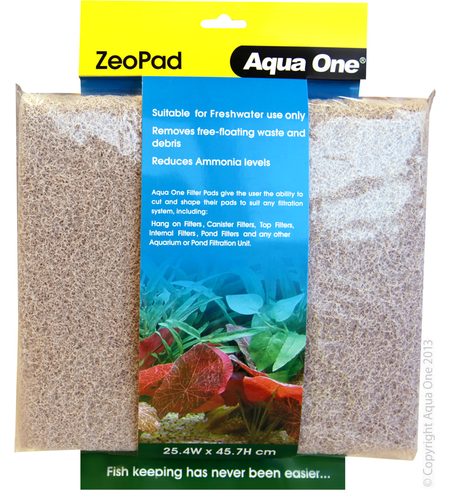 Aqua One Zeo Pad Self Cut Filter Pad