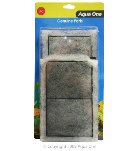 Aqua One Cartridge Carbon 2 Pack