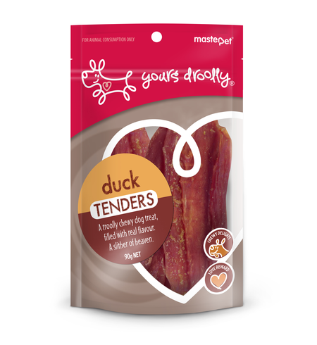 Yours Droolly Duck Tenders 90g