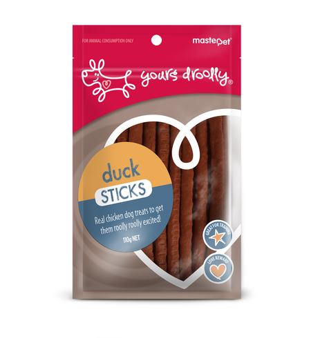 Yours Droolly Duck Sticks 110g