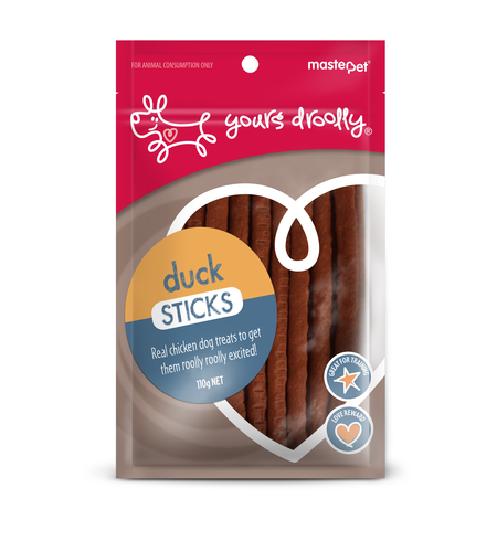 Yours Droolly Duck Sticks 110g