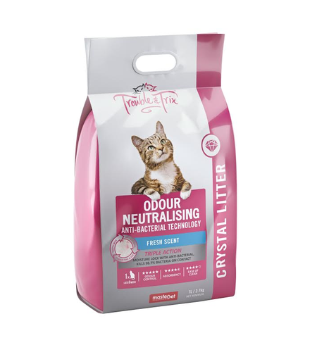 Trouble & Trix Cystal Antibacterial Litter 7lt