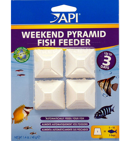 API Weekend Pyramid Fish Feeder 4 pack