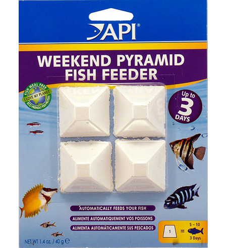 API Weekend Pyramid Fish Feeder 4 pack