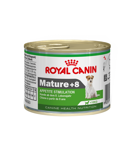 RC  Mini Mature Plus 8 Dog Food Can 195g