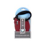  Adventure Retractable Lead Small Red 4.8m-dog-The Pet Centre