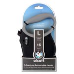  Adventure Retractable Lead Large Black 4.8m-retractable-The Pet Centre