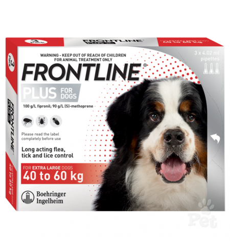 Frontline Dog 40 - 60kg - 3 pack