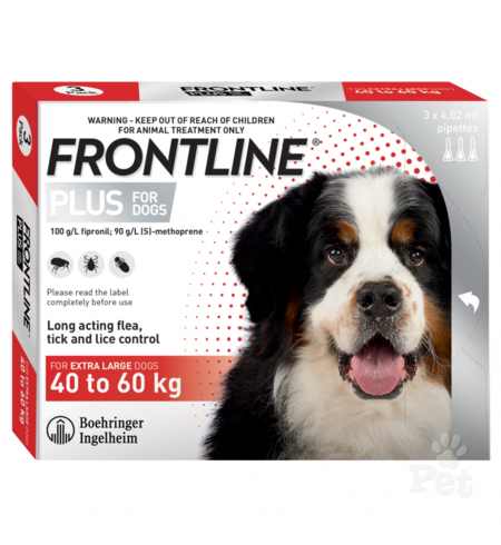 Frontline Dog 40 - 60kg - 3 pack