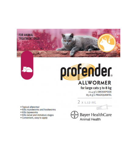 Profender Allwormer for Cats 5 - 8kg