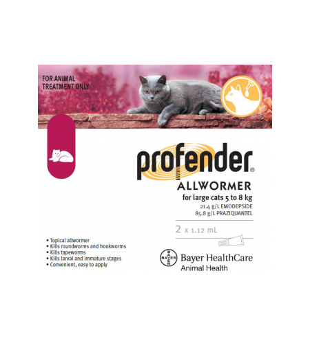 Profender Allwormer for Cats 5 - 8kg