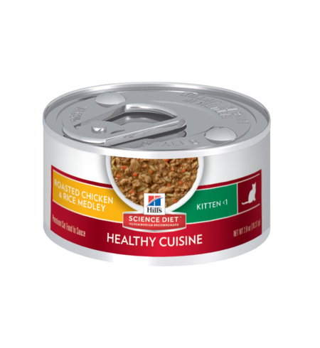 Hills Science Diet Kitten Healthy Cuisine Chicken & Rice 79g