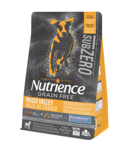 Nutrience Sub Zero Grain Free Fraser Valley Dog Food 2.27kg