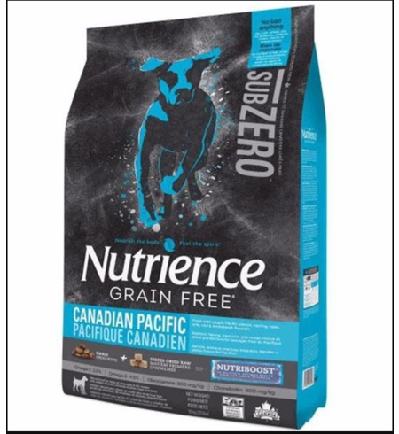 Nutrience Sub Zero Grain Free Canadian Pacific Dog Food 2.27kg