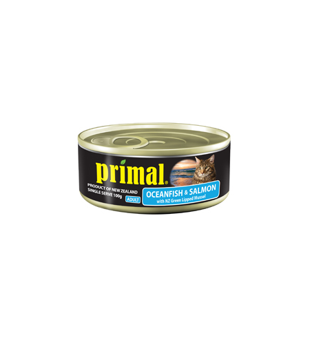 Primal Ocean Fish & Salmon Cat Food Can 100g