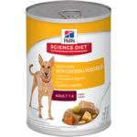 Hills Science Diet Savoury Stew Adult Chicken & Vegetable Can 363g-dog-The Pet Centre