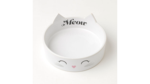 Meow Kitty Shallow Bowl 13cm-bowls-The Pet Centre