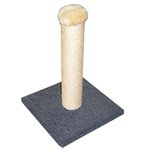 Tigga Cat Scratch Pole Grey 40cm-cat-The Pet Centre