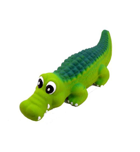 Brooklands Latex Squeaky Crocodile 15cm