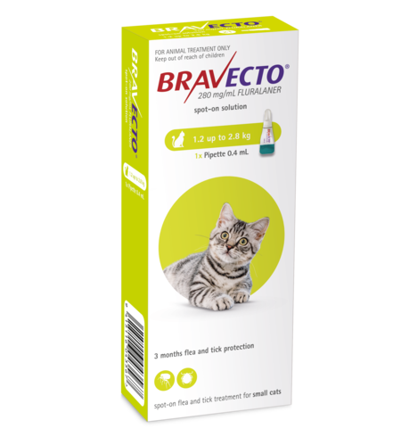 Bravecto Cat Spot On 1.2 - 2.8kg