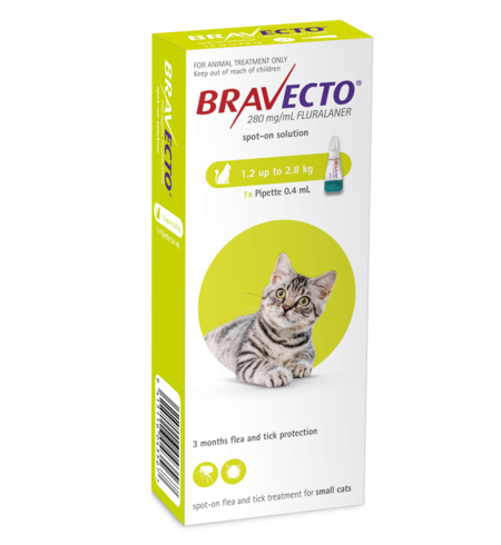 Bravecto Cat Spot On 1.2 - 2.8kg